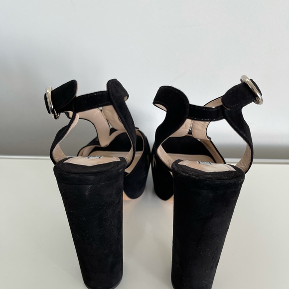 Prada suede black platforms - Picture 3 of 5